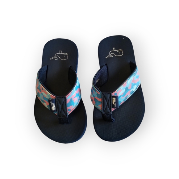 VINEYARD VINES CAMO STRAP CLASSIC FLIP FLOP SIZE 12 - Picture 1 of 2